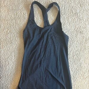 lululemon Black Scoop Neck Tank Top
